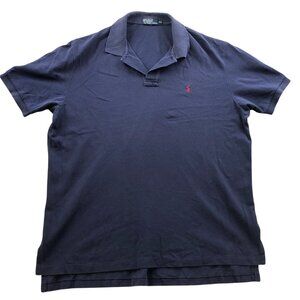 Polo Ralph Lauren Mens Polo Shirt Size XXL Short Sleeve Navy Classic Casual